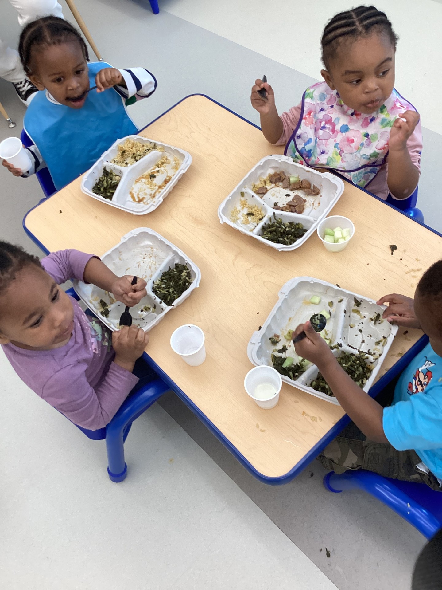 Children Eating at Table